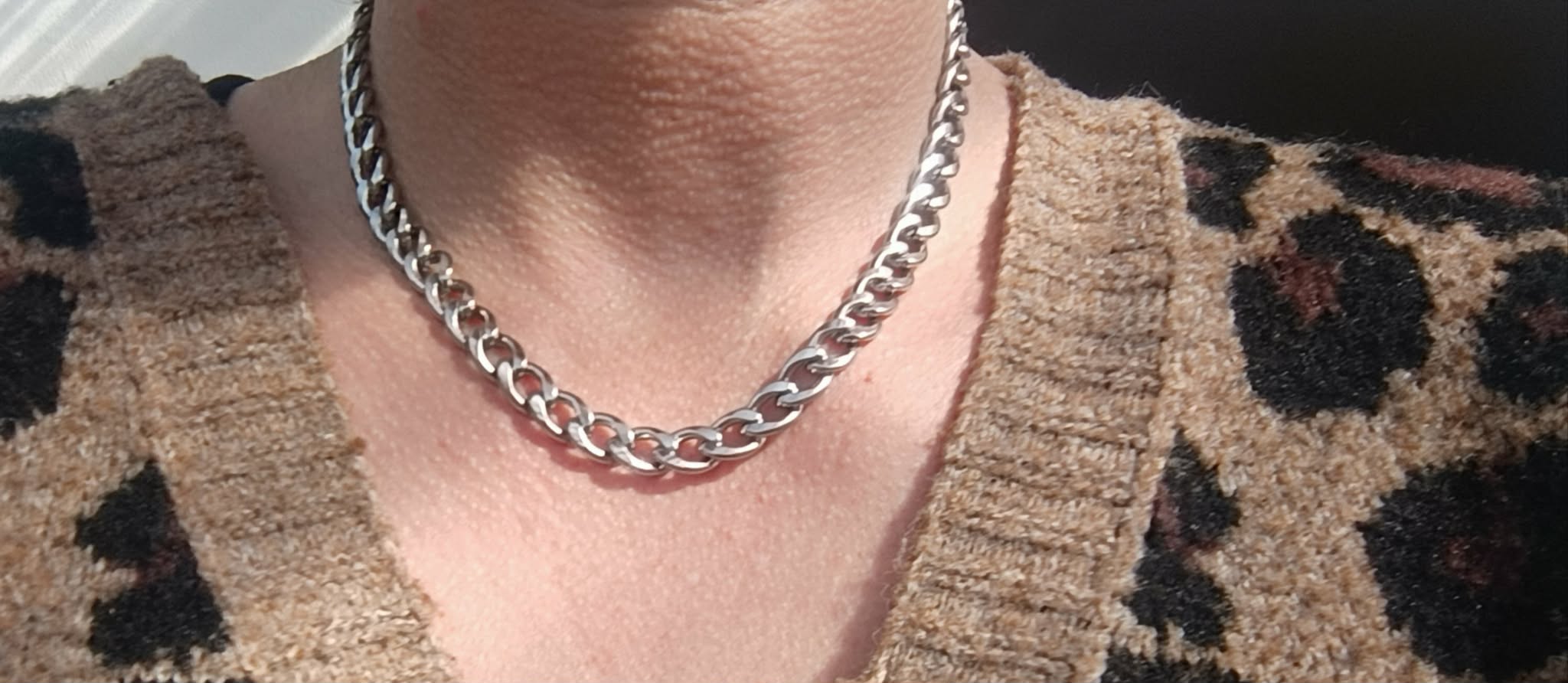 Collier Maille Cubaine – Acier Inoxydable