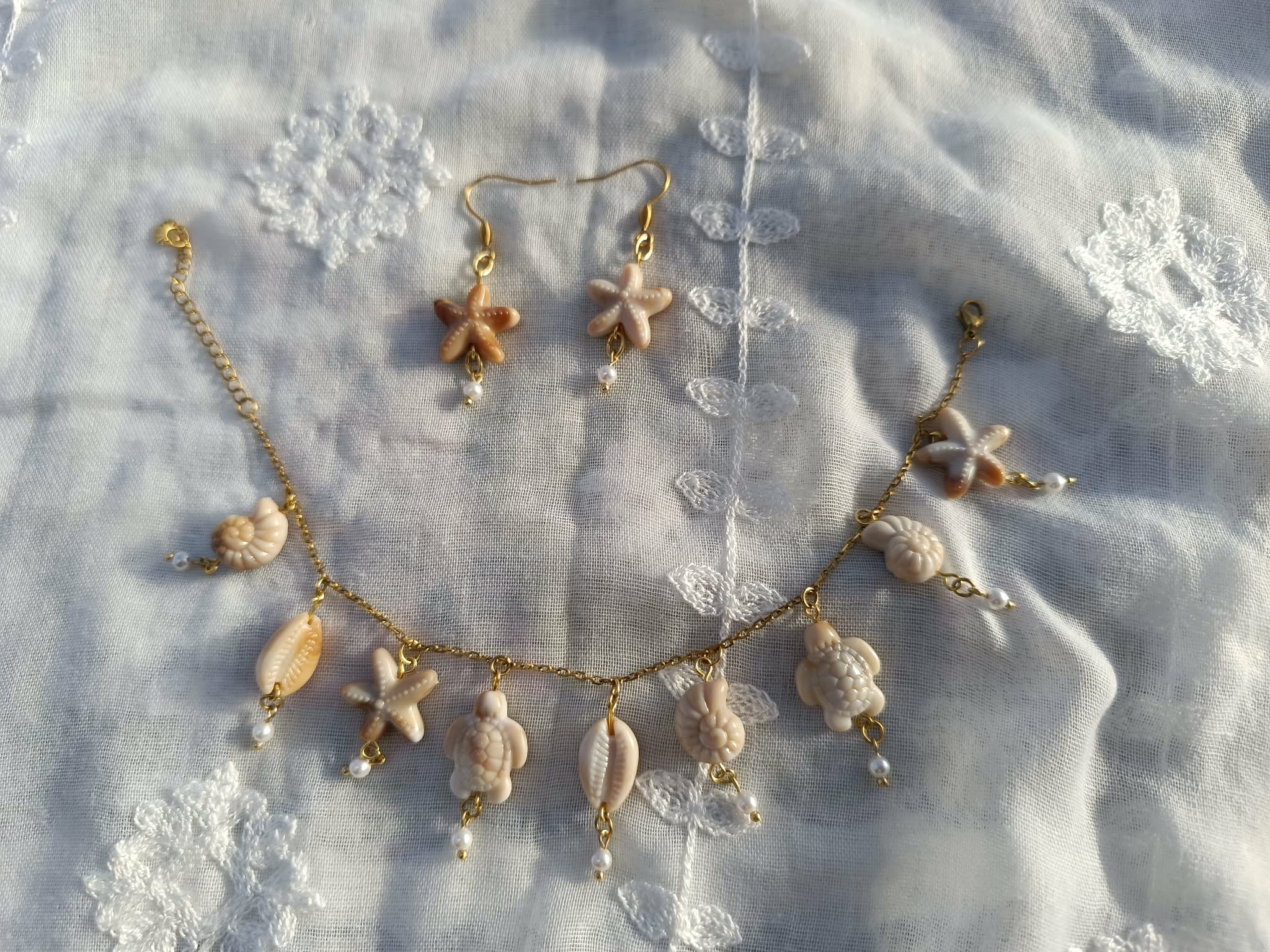 Boucles d'Oreilles Étoile de Mer