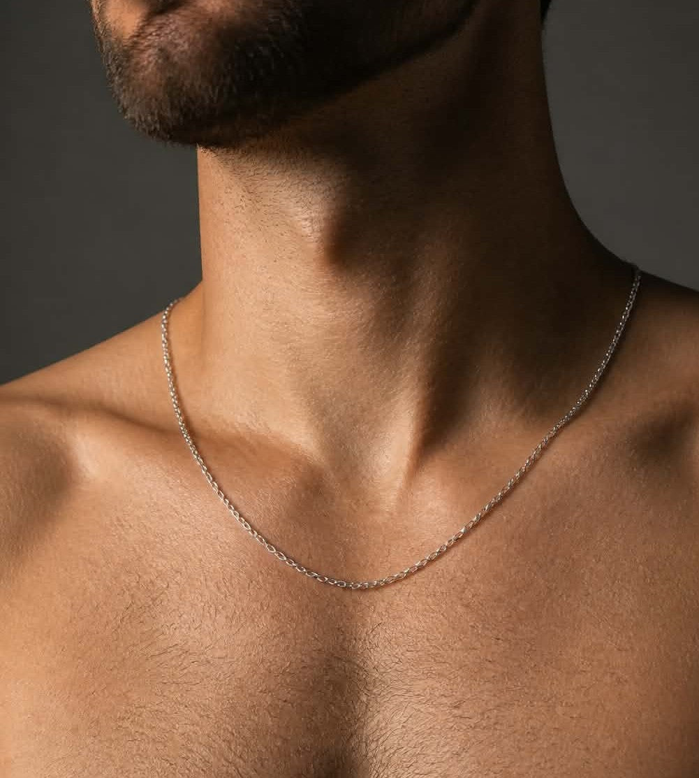 Collier & Bracelet Homme – Acier Inoxydable 304