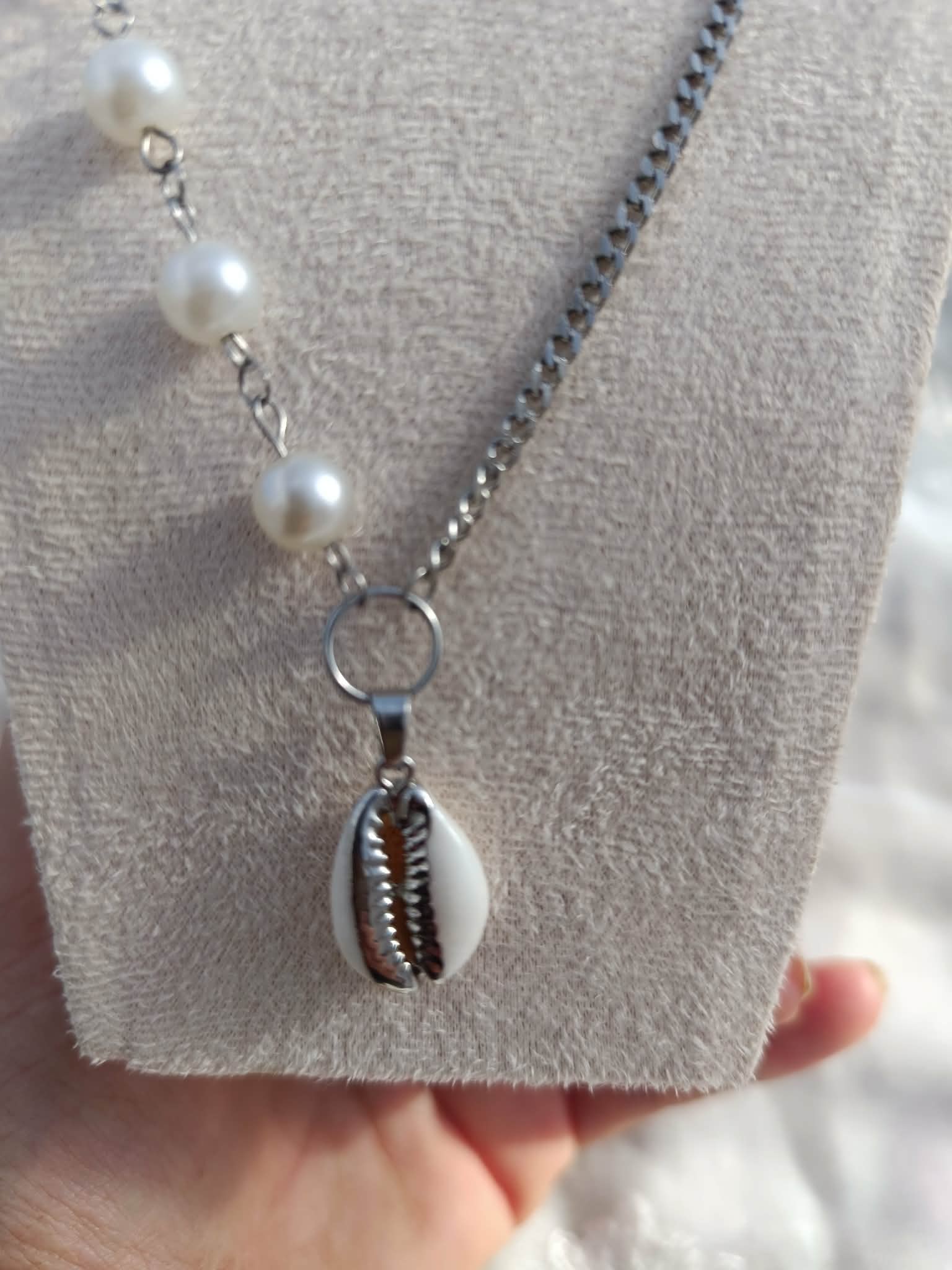 Collier Perles & Coquillages