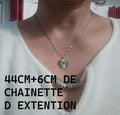 Collier Cœur Argenté