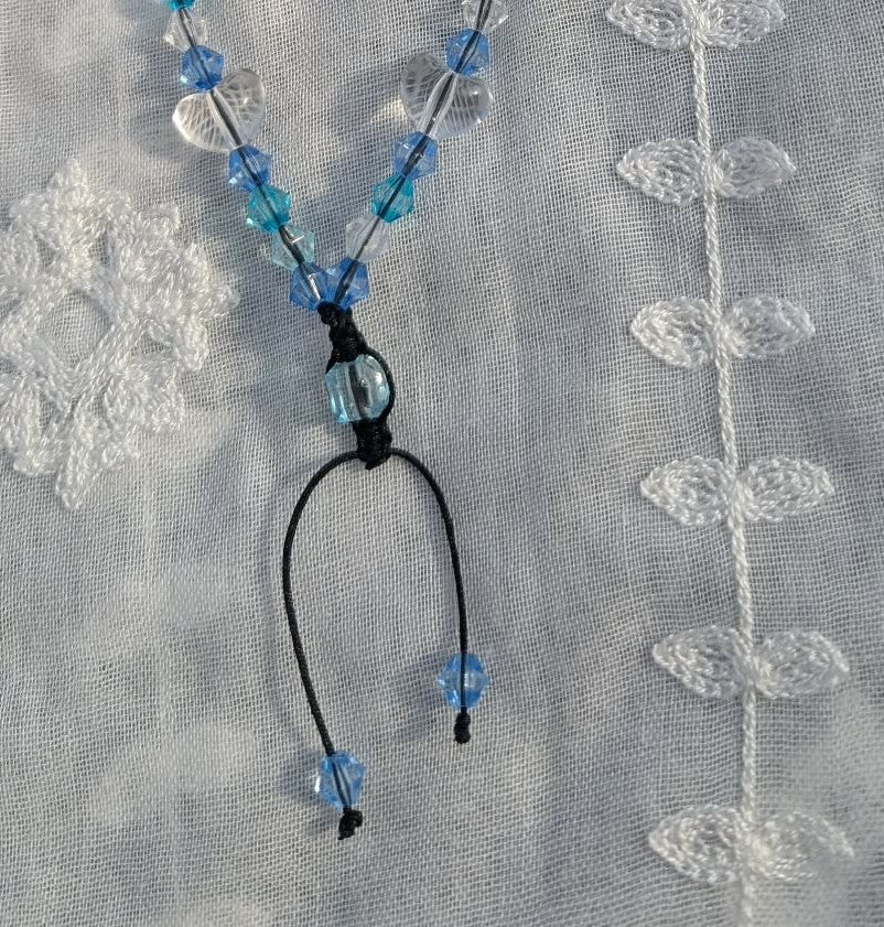 Bracelet Dragonne Bleu Lagon – Téléphone & Sac | Bijou Artisanal
