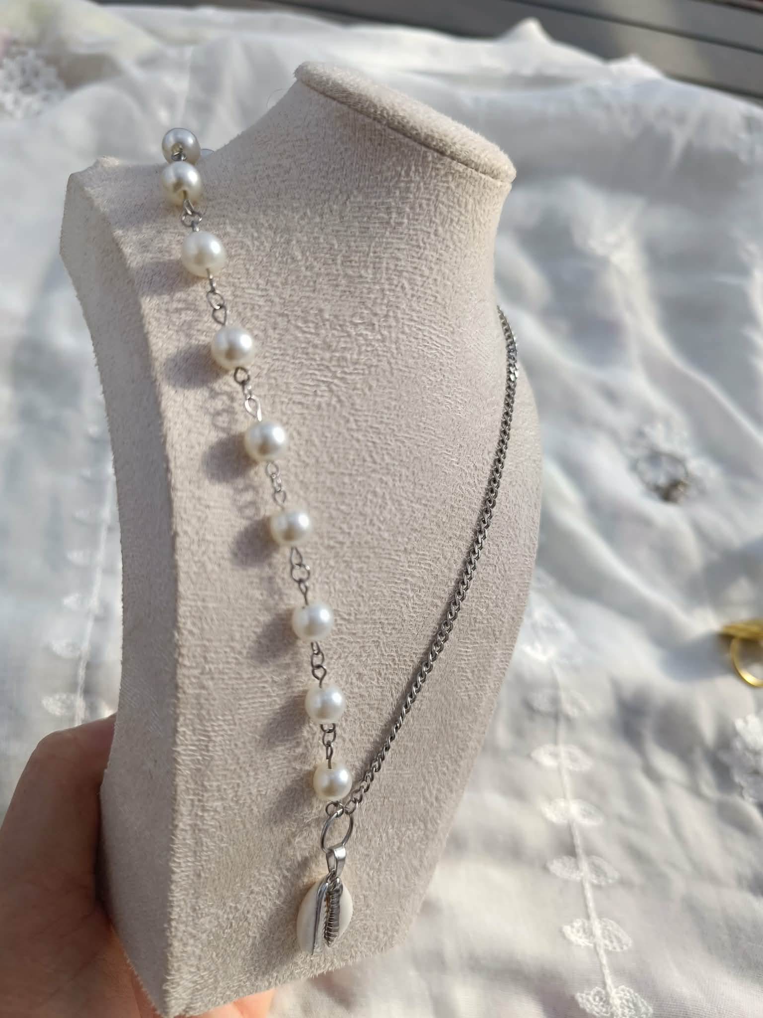 Collier Perles & Coquillages