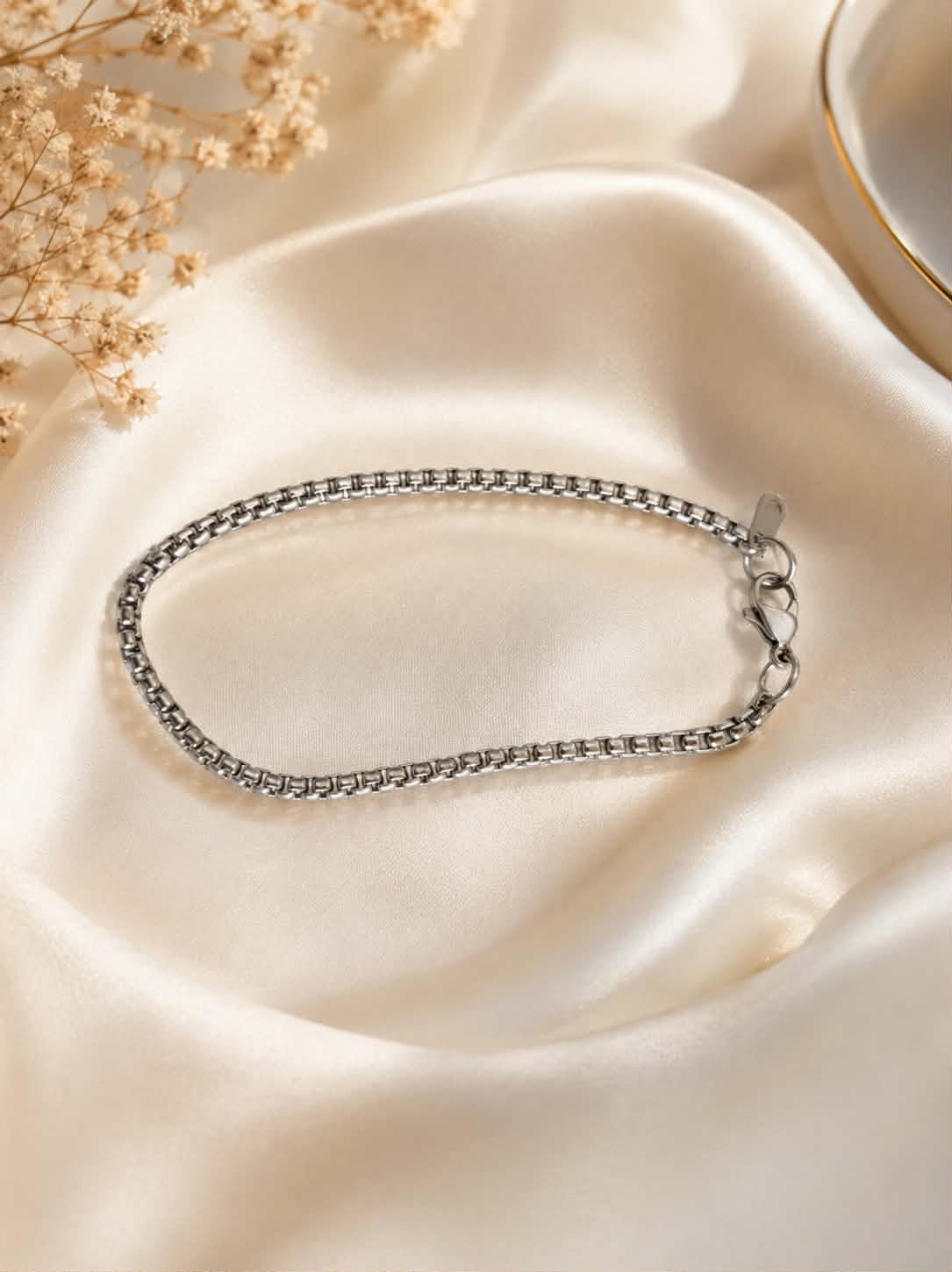 Parure Homme – Collier & Bracelet en Acier Inoxydable