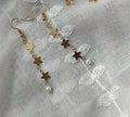 Boucles d'oreilles Dorées Étoilées en Acier Inoxydable – 5 cm & 9 cm | Les Bijoux de Liliya