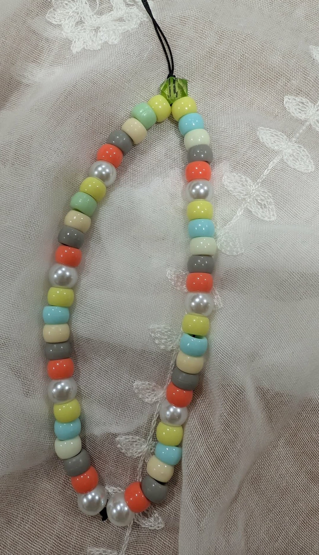 Bracelet Dragonne Dégradé Multicolore – Téléphone & Sac | Bijou Artisanal