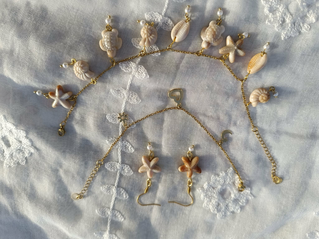 BRACELET DE CHEVILLE ETOILE DE MER
