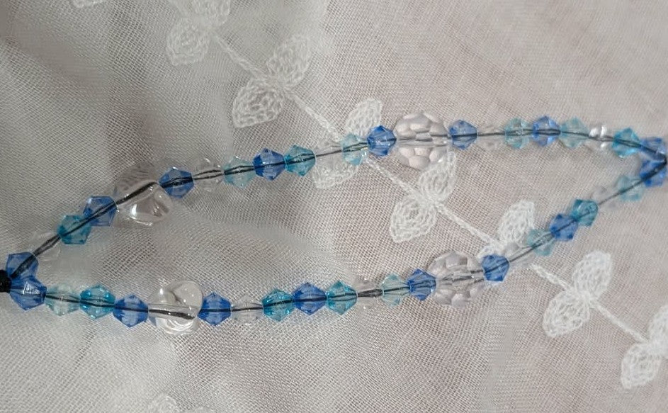 Bracelet Dragonne Bleu Lagon – Téléphone & Sac | Bijou Artisanal