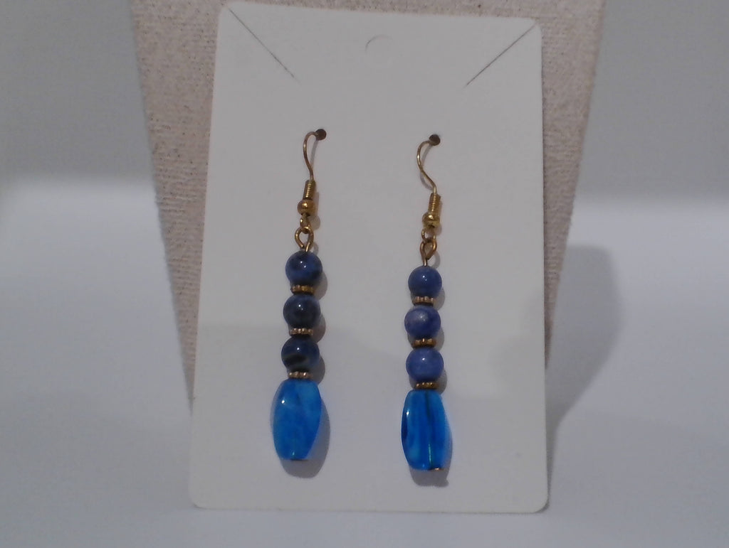 Boucles d'oreilles Naya longueur moyenne - Pièce unique élégante