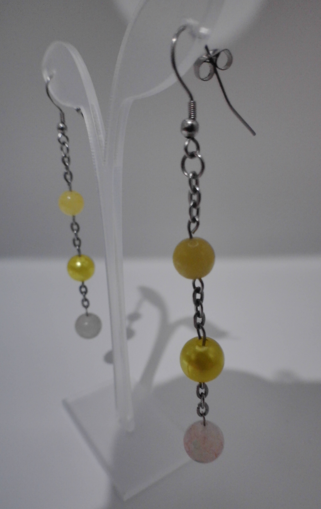 Boucles d'Oreille Longues Dorées - Design Élégant