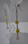 Boucles d'Oreille Longues Dorées - Design Élégant
