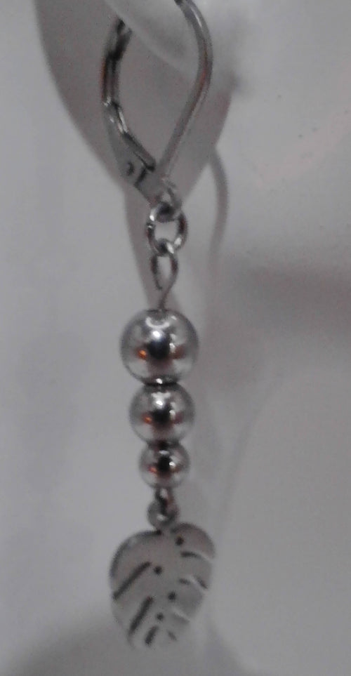 Boucles d'Oreilles Argentées Élégantes