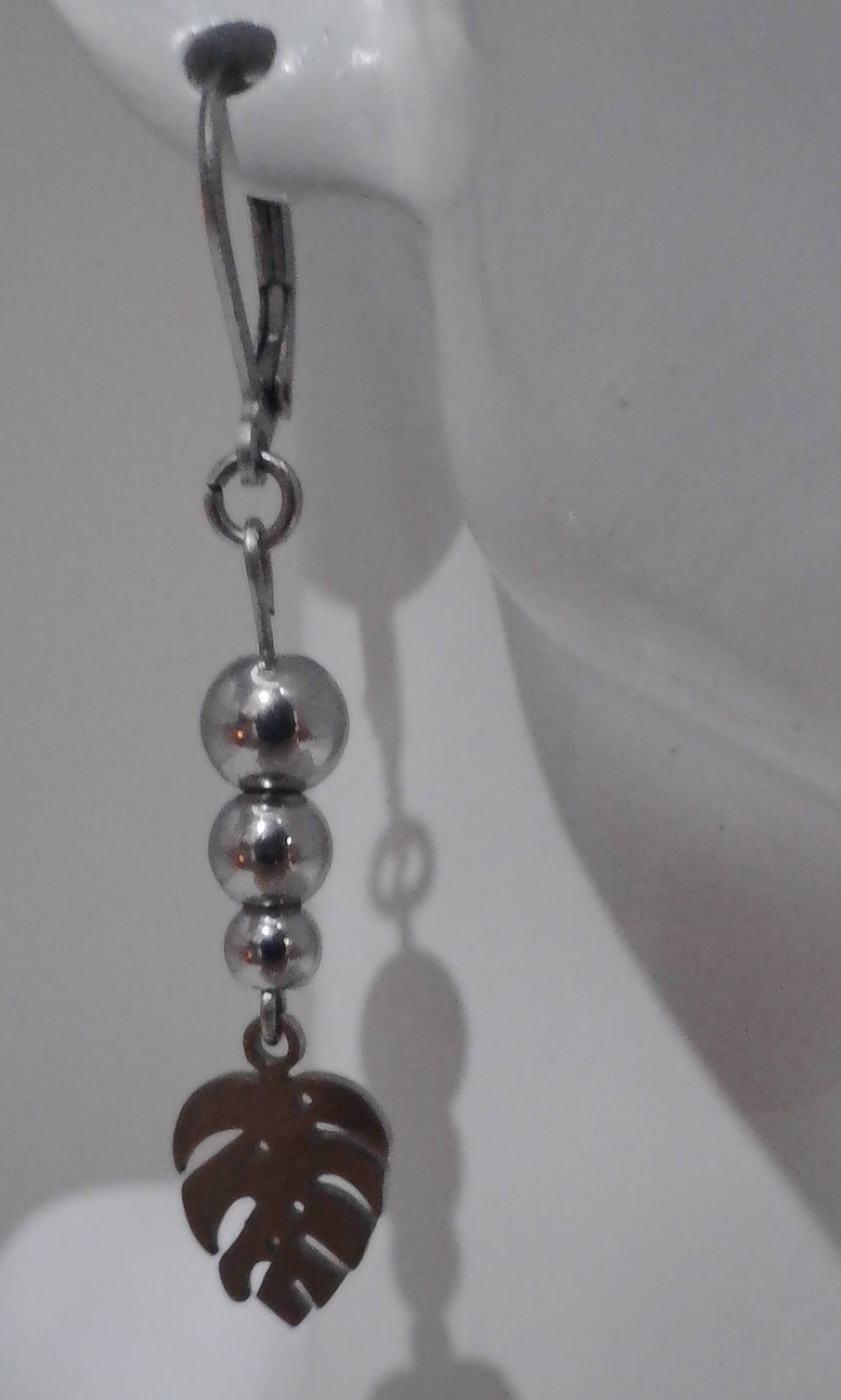 Boucles d'Oreilles Argentées Élégantes