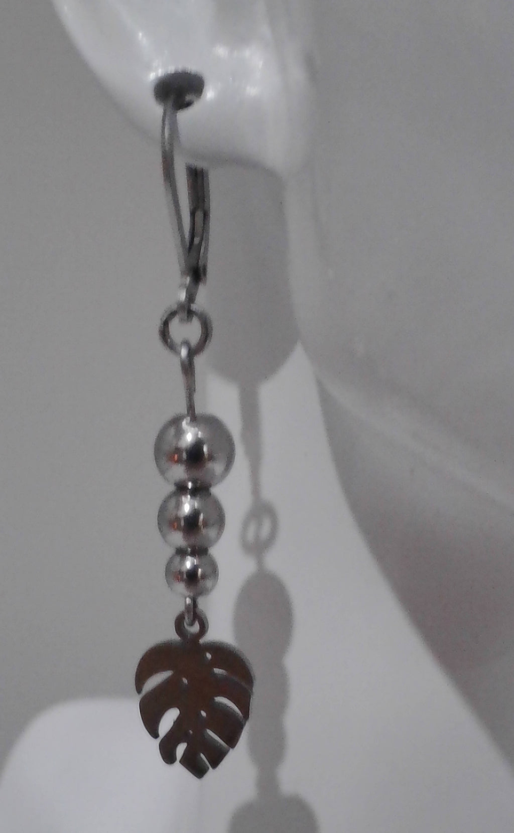 Boucles d'Oreilles Argentées Élégantes