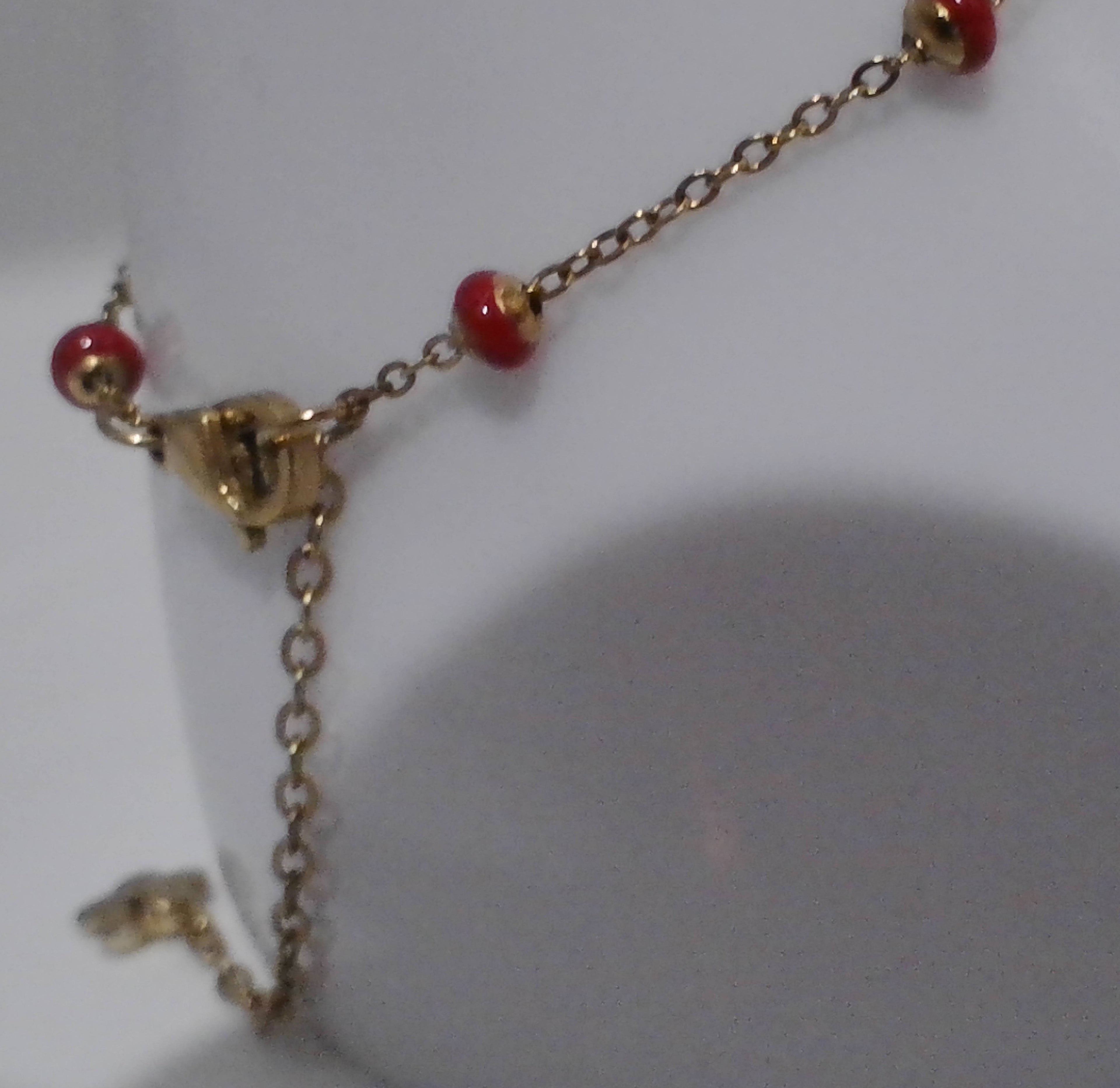BRACELET PERLE ROUGE