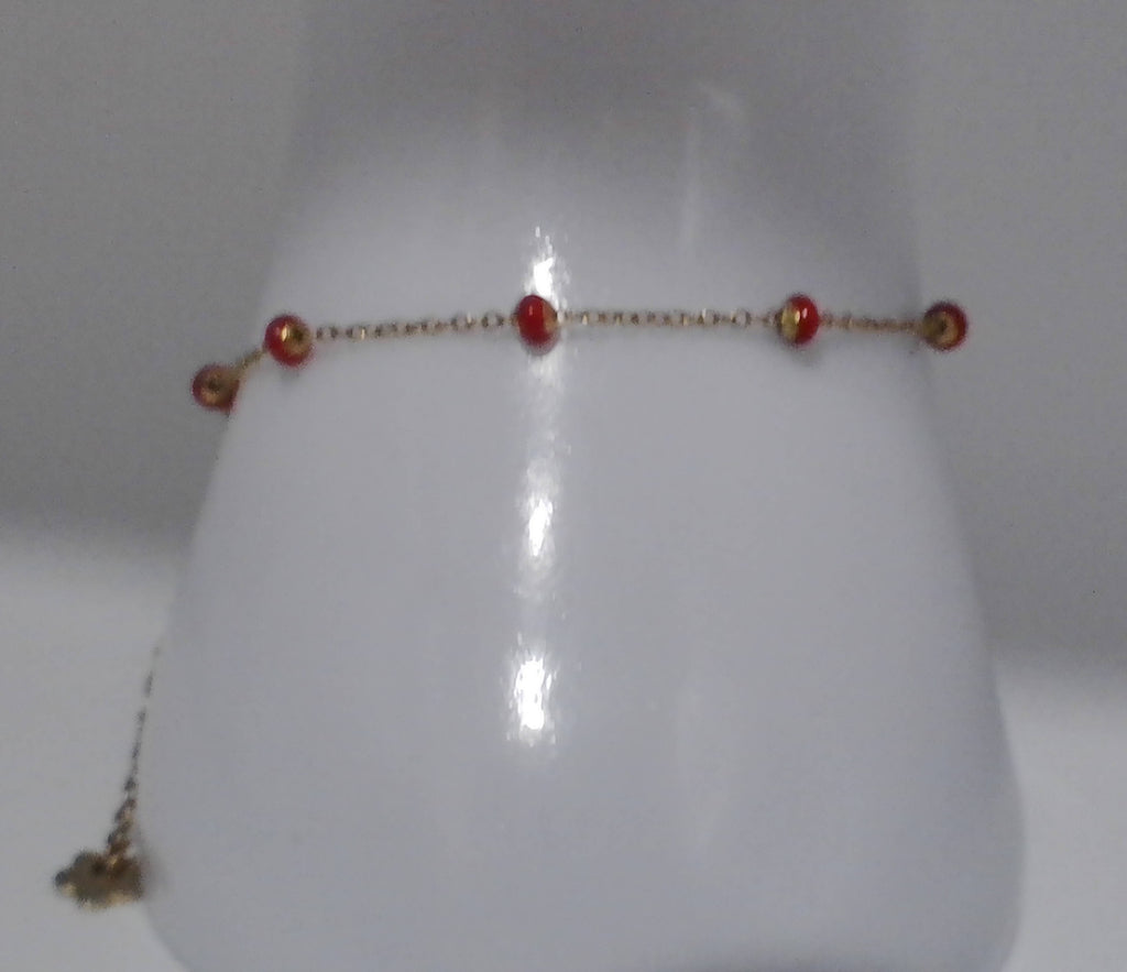 BRACELET PERLE ROUGE