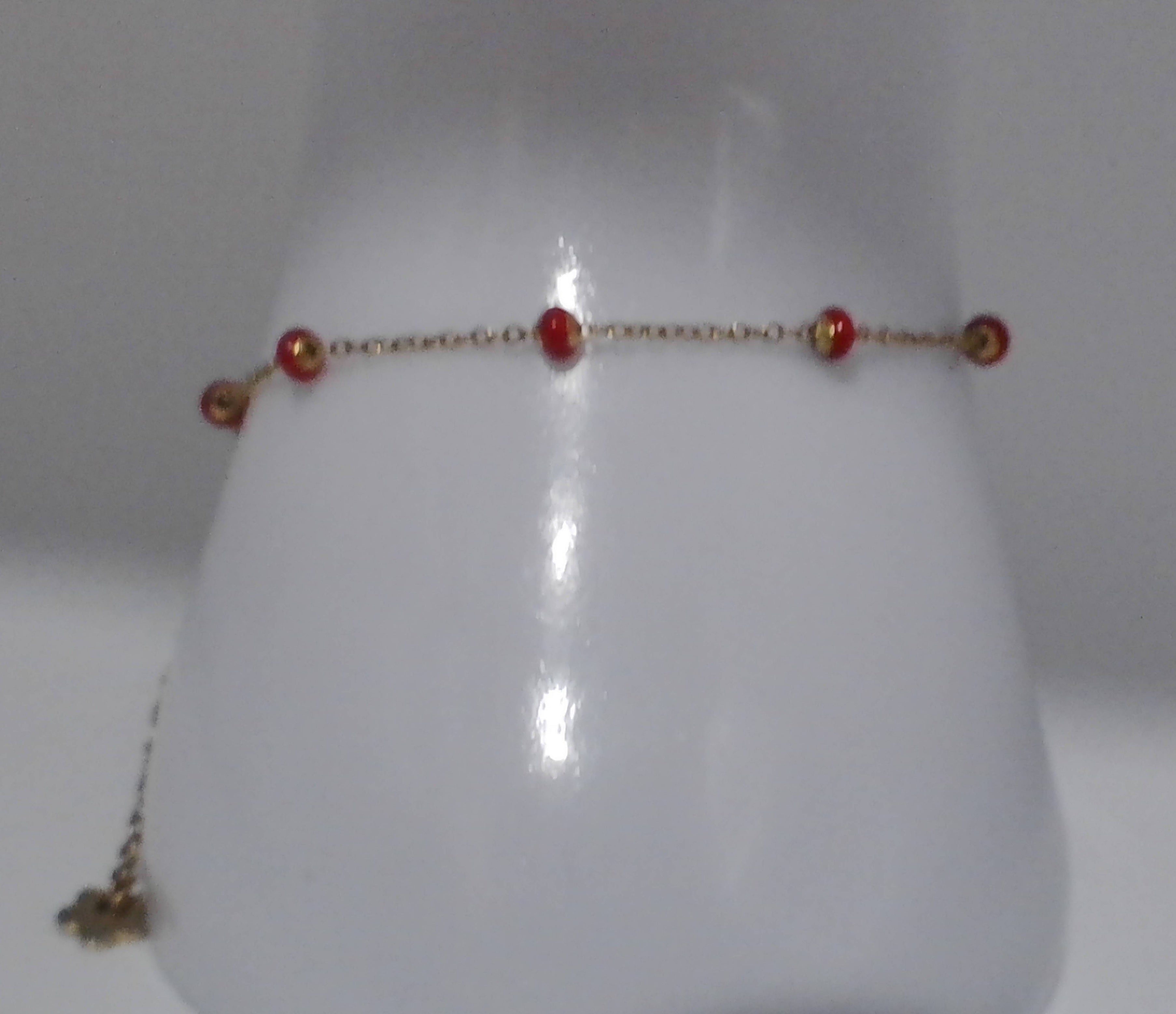 BRACELET PERLE ROUGE
