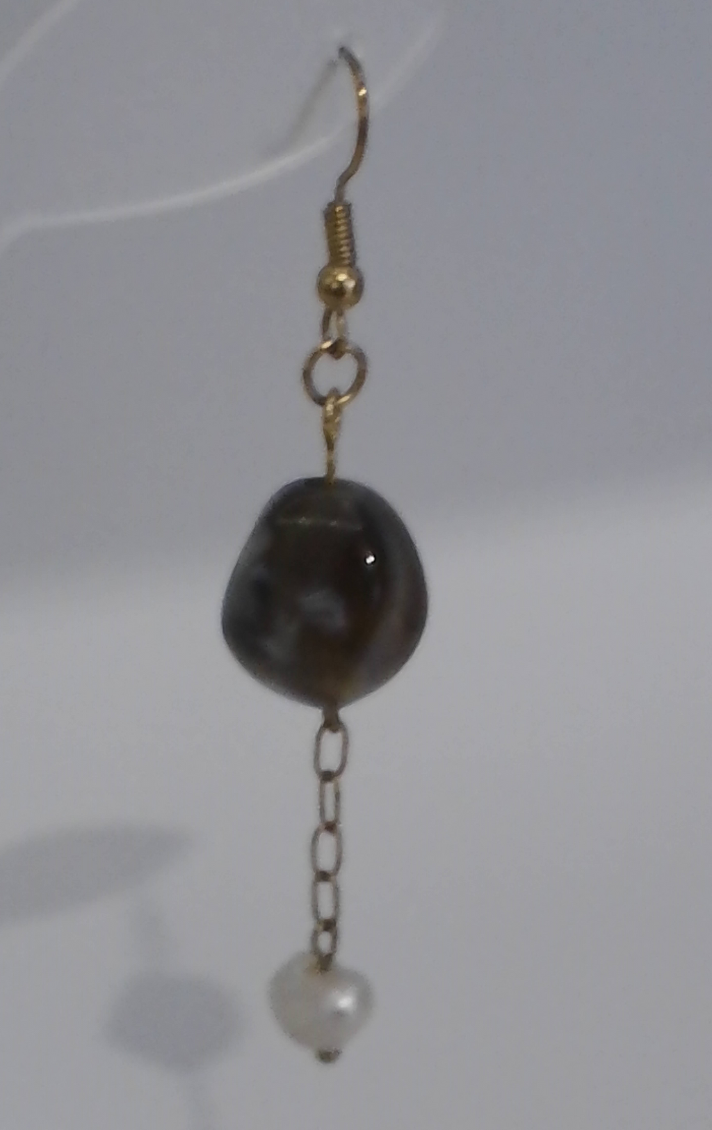Boucles d'Oreilles avec Pierres Naturelles - Bijou Élégant