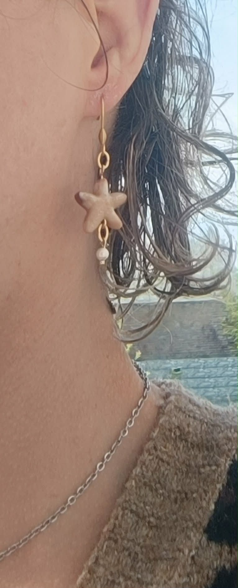 Boucles d'Oreilles Étoile de Mer