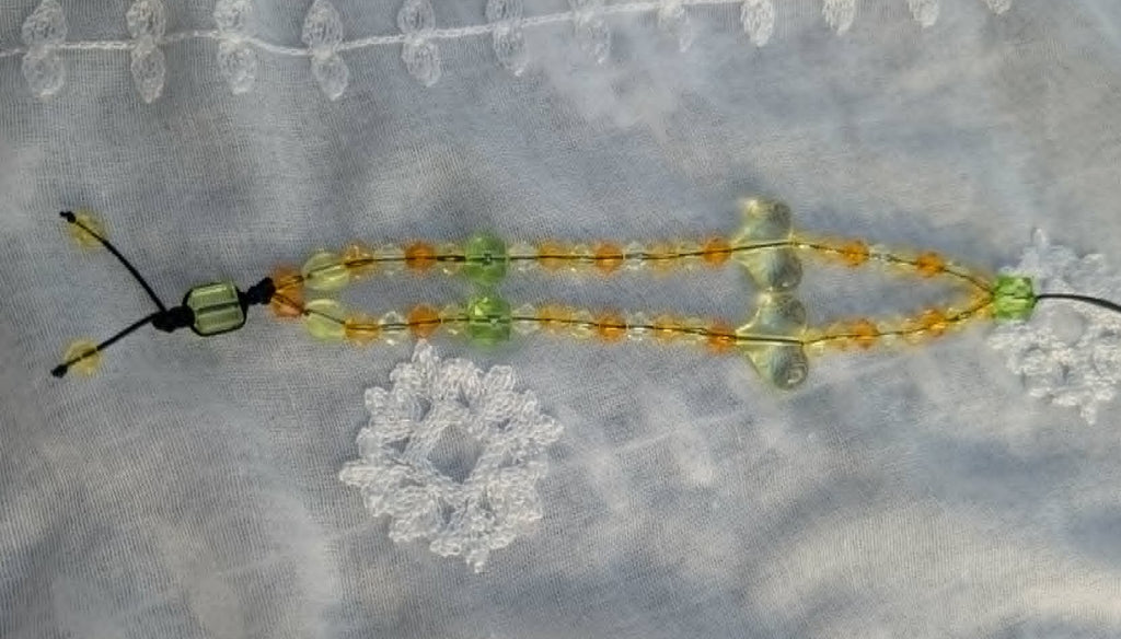 Dragonne Jaune Orange – Bijou Artisanal