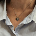 Collier Cœur Minimaliste Argenté - Pendentif Élégant