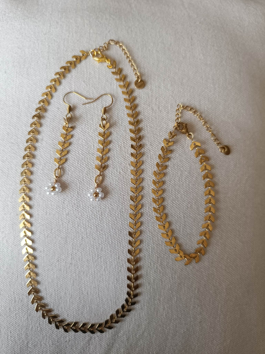Collier Feuillage Doré
